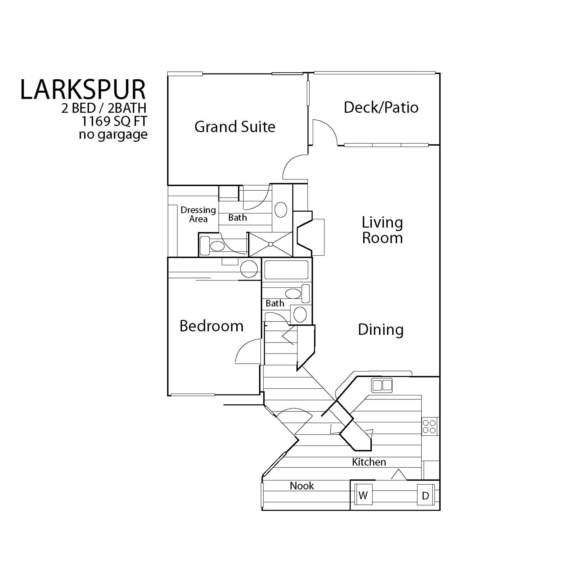 Unit 13202 2 Bedroom C1 Summerwalk at Klahanie